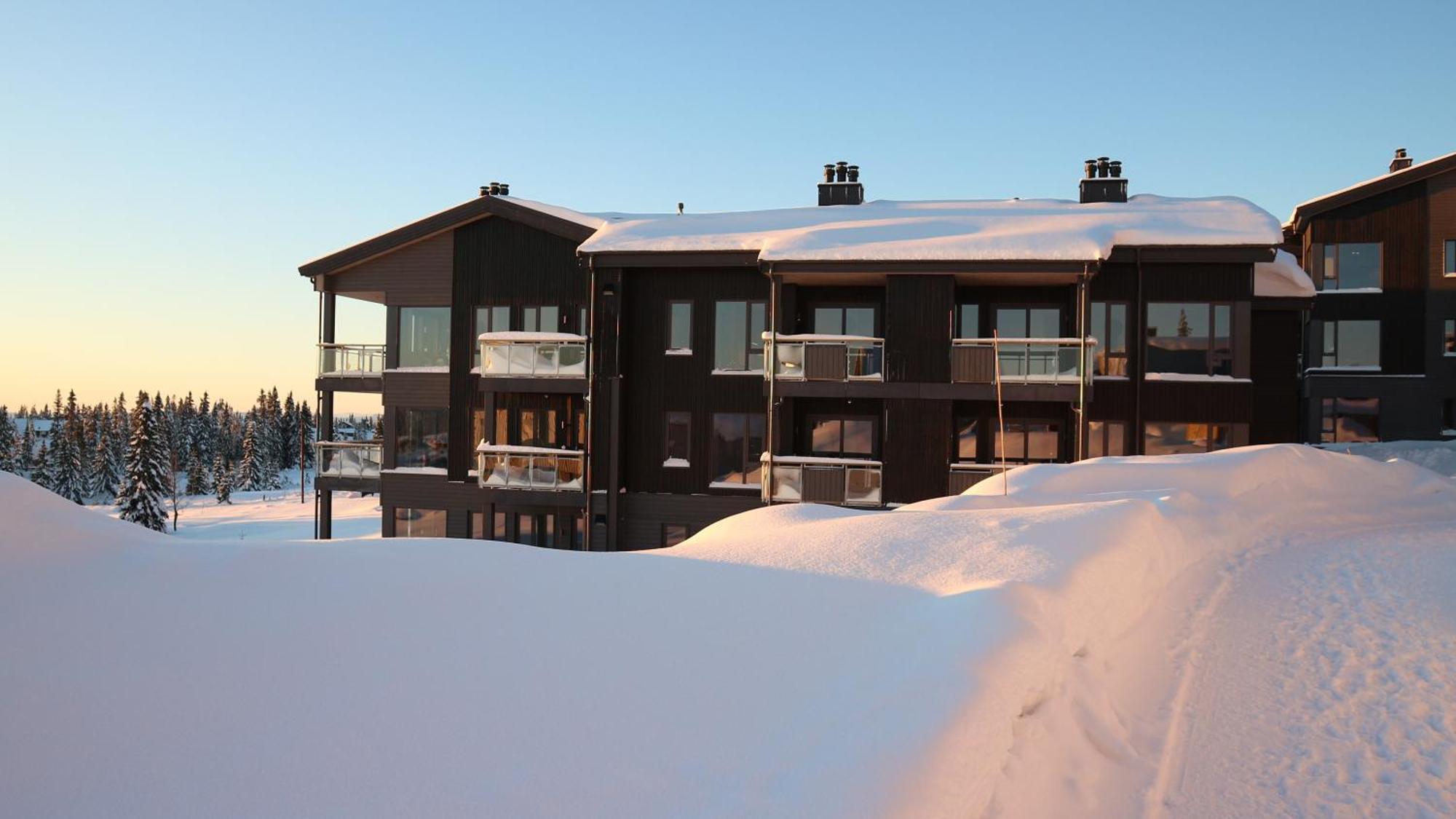 Beautiful Penthouse With Panoramic View At Sjusjoen Apartment Ngoại thất bức ảnh