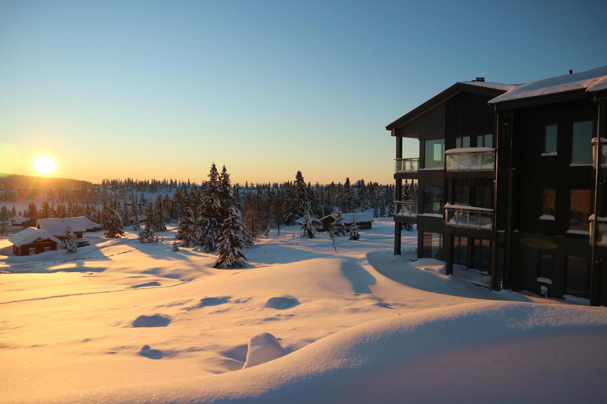 Beautiful Penthouse With Panoramic View At Sjusjoen Apartment Ngoại thất bức ảnh